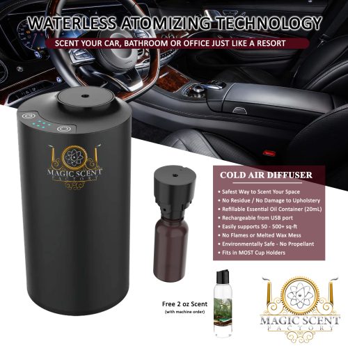 Waterless Atomizing Scent Diffuser - Car
